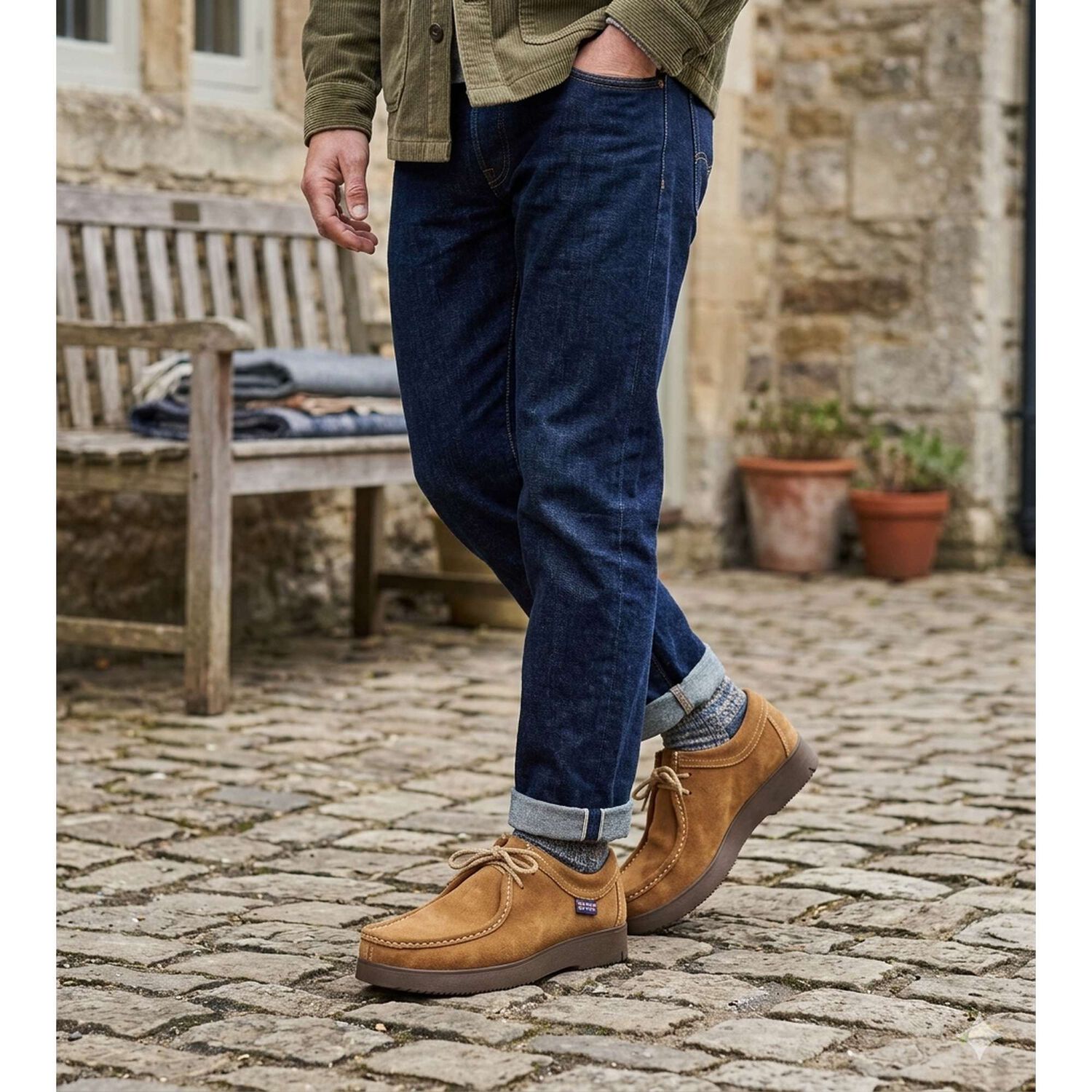Zapato De Cuero Casual Caramelo Thamrin London Adixt image number 4.0